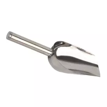 Совок для льда из нержавеющей стали, многоцелевой, утолщенный, устойчивый к ржавчине, пригодный для мытья в посудомоечной машине, металлический совок для льда Large