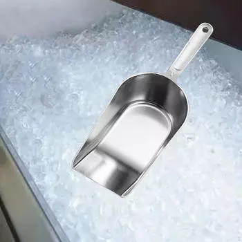 Совок для льда, пищевой сухой, легкий, металлический кухонный совок, многофункциональный для