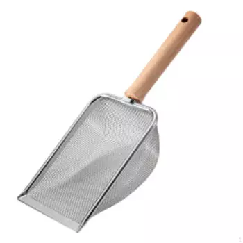 Совок для мусора с эргономичной ручкой mesh 1x1mm