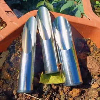 Совок для почвы бонсай из нержавеющей стали, садовая лопата для перекопки почвы, металлический совок для посадки цветов, прополки, культивации, лопата, инструмент S