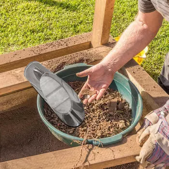 Совок для почвы для бонсай, нержавеющая сталь, садовые принадлежности Sturdy Garden small S