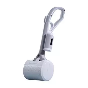 Совок для собачьих какашек, без запаха, сборщик какашек для домашних животных, удобный большой вместительный захват для какашек, туалетный инструмент для всех пород собак серый