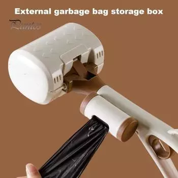 Совок для собачьих какашек, без запаха, сборщик какашек для домашних животных, удобный большой вместительный захват для какашек, туалетный инструмент для всех пород собак серый