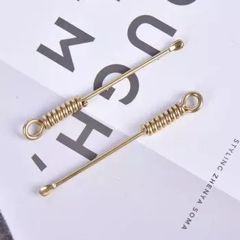 Совок для ушей из нержавеющей стали, латунный совок для ушей, креативный кулон-брелок