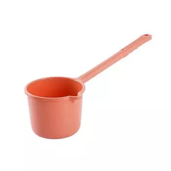 Совок для воды с длинной ручкой, пластиковый, утолщенный, красный, оранжевый, для мытья волос на кухне