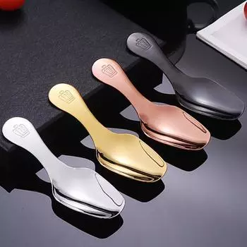 Совок из утолщенной нержавеющей стали с короткой ручкой, десертная ложка для овсянки, принадлежности для послеобеденного чая, палочка для размешивания эспрессо, детская посуда