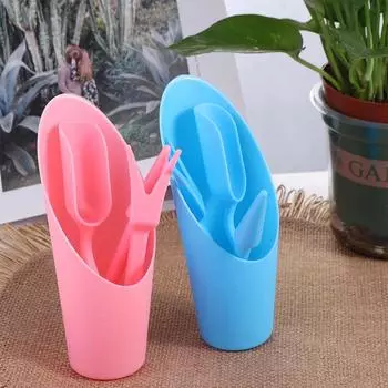 Совок Лопата Ложка Сеялка Садовый Инструмент Лопата Для Почвы Растений Садовый Набор Для Плантации Посевная Лопата синий