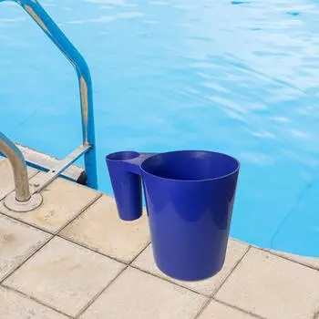 Совок с ручкой для бассейна, мерный совок, легко держать в руке, прочный, удобный портативный
