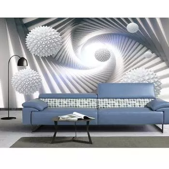 Современная 3d фреска абстрактные стереоскопические космические обои круг шар настенная роспись гостиная ТВ фон Декор настенная бумага фреска 200 cm(W) x 140 cm(H)