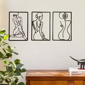 Современная абстрактная металлическая настенная скульптура из толстого настоящего металла, минималистичное искусство, однолинейный дизайн для стильного домашнего декора и настенных крестов светло-серый