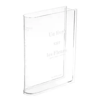 Современная акриловая настольная ваза для изысканного стиля столовой чистый