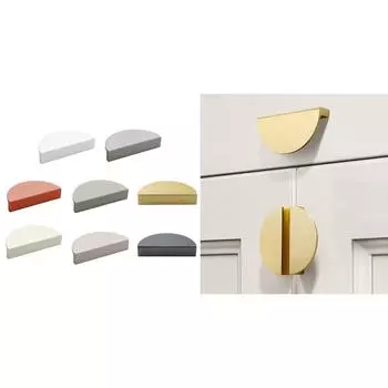 Современная алюминиевая ручка для шкафа, металлическая дверная ручка, современная ручка для шкафа, прочная ручка для домашней мебели зелёный