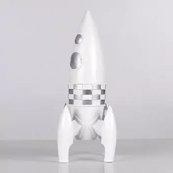 Современная детская комната, мультяшные украшения в виде межзвездной ракеты, модель спальни, гостиной, тумбы под телевизор, украшения для космического корабля