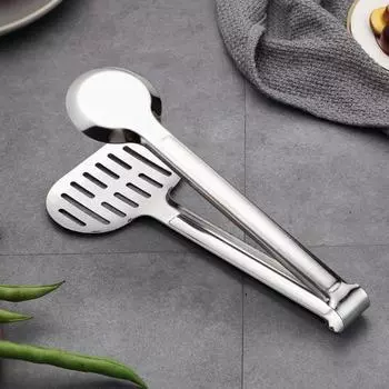 Современная длинная ручка, устойчивая к ожогам, высокая термостойкость, универсальный зажим для еды, мяса, стейка, щипцы, кухонные принадлежности, зажим для стейка S C