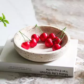 Современная фруктовая тарелка в стиле ваби-саби, украшения для фруктовых чаш, модель комнаты, кафе отеля, закуски, поднос для хранения сухофруктов, аксессуары