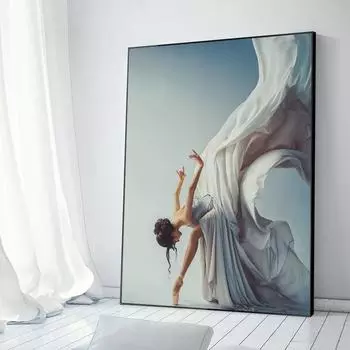 Современная картина маслом, балерина, персонажи, постеры и печатные настенные художественные фотографии для гостиной, украшение для дома 21cm30cm NoFrame