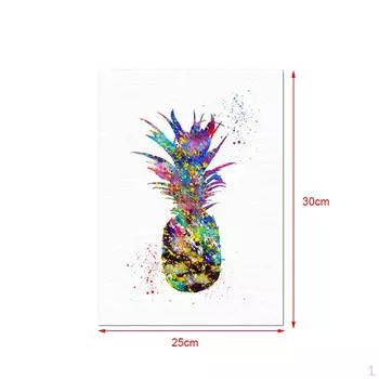 Современная картина на холсте с ананасом, печать, художественное произведение, домашнее крыльцо, ресторан, декоративные ремесла-