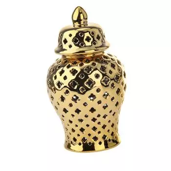 Современная керамическая полая банка для хранения имбиря, ваза с бутонами