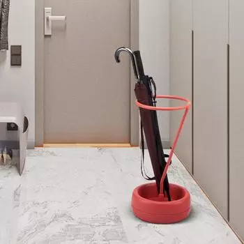 Современная классика моды лофт металл скандинавский дизайн популярный домашний отель пластик полипропилен основание красивая белая черная стойка для зонта 1 шт чёрный