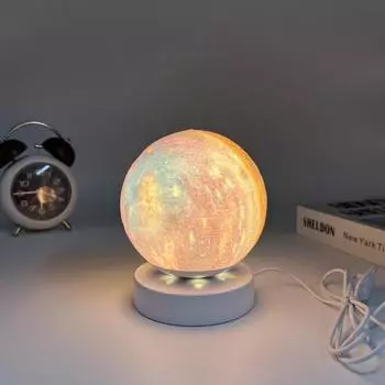 Современная креативная настольная лампа из ПВХ, украшение для спальни, рядом с гостиной, настольные лампы, простое ночное освещение USB Plug