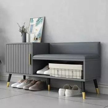 Современная легкая роскошная обувная стойка, интегрированная бытовая, большой емкости, обувной шкаф, табурет для обуви, шкафчик для хранения