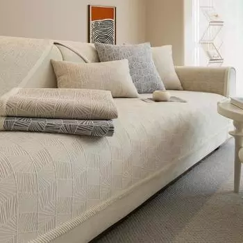 Современная легкая роскошная подушка для дивана Four Seasons, высококачественный синельный износостойкий нескользящий чехол для подушки 70*70cm