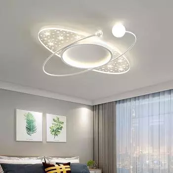 Современная люстра из гипсофилы для гостиной, умный декоративный светильник для внутреннего использования с дистанционным управлением, стильный минималистский потолочный светильник для зала золотой