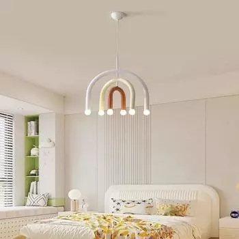 Современная люстра Macarone Rainbow Memphis Design Room Decor Подвесные светильники Спальня Гостиная Детская комната Светодиодные лампы without bulb