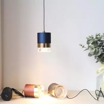 Современная минималистская люстра у кровати, минималистское украшение для бара, подвесной светильник для витрины ресторана, подвесной светильник Warm White чёрный