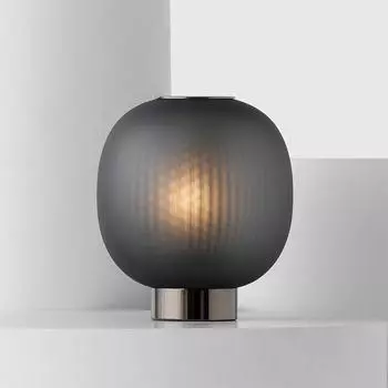 Современная минималистская прикроватная настольная лампа NordicLuxury Designer Art Glass Hotel Model Room Living Room Bedroom LED Floor Lamp Luster warm light&EU plug чёрный