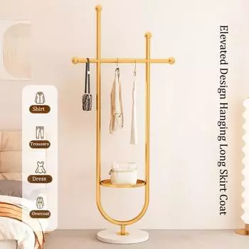 Современная минималистская вешалка для шляп, роскошные вешалки для одежды из мрамора для спальни, легкие роскошные высококлассные напольные вешалки для пальто