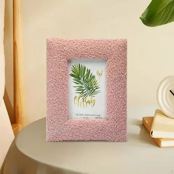 Современная настольная фотостойка для домашнего офиса розовый