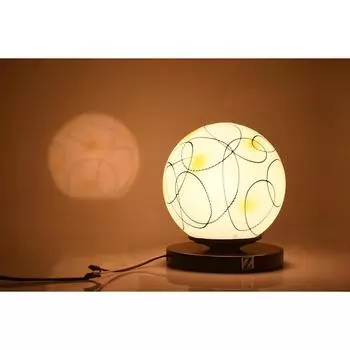 Современная настольная лампа для домашнего офиса, деревянная настольная лампа со стеклянным абажуром, маленький светильник для чтения, ночник для спальни, для работы (Лампочка в комплекте)