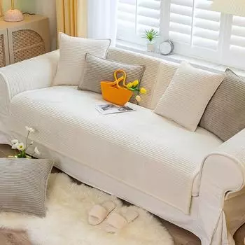 Современная плюшевая подушка для дивана, осенне-зимняя противоскользящая подушка для сиденья, ткань, бархатный чехол для дивана с кристаллами 70*70