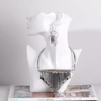 Современная простая абстрактная женская фигура скульптура украшения модель комнаты офис продаж вестибюль вход мягкий декор художественный стенд