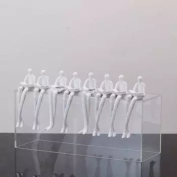 Современная простая акриловая модель украшения дома, офиса продаж, кабинета, эркера, гостиной, геометрического мягкого украшения