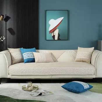 Современная простая диванная подушка Four Seasons, универсальная скандинавская нескользящая подушка для дивана, чехол для дивана, чехол 70*70
