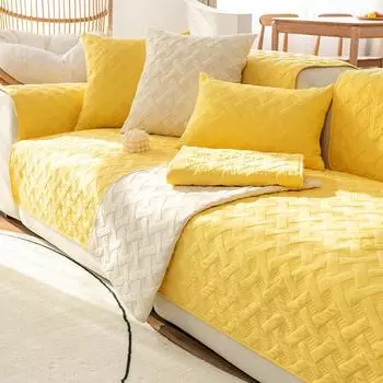 Современная простая и легкая роскошная диванная подушка Four Seasons, универсальный нескользящий чехол для дивана, современный высококачественный тканевый чехол для подушки 70*70cm