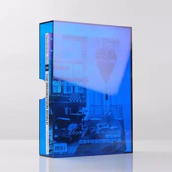 Современная простая модель дома офис продаж красочный акриловый ящик для хранения книг украшения дизайнерский кабинет мягкие украшения