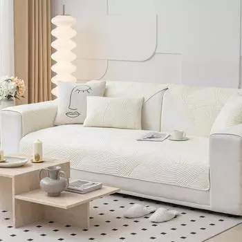 Современная простая однотонная диванная подушка Four Seasons из чистого хлопка, нескользящая подушка из хлопка, универсальный современный чехол для дивана, полотенце 70*70cm