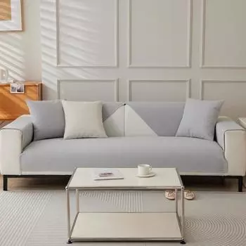Современная простота диванной подушки с защитой от царапин, однотонный синельный нескользящий универсальный защитный чехол для дивана на четыре сезона 70x70cm 1pcs