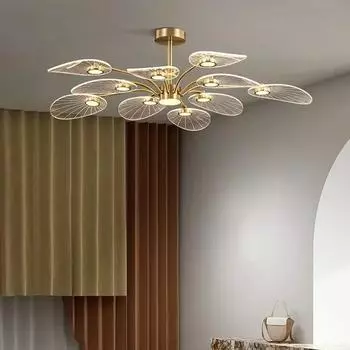 Современная роскошная потолочная люстра для внутреннего украшения дома, освещение спальни, столовой, кухни, люстра, светодиодные светильники Cold White