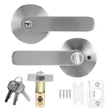 Современная ручка дверной замок универсальный дверной рычаг для входа в спальню и ванную комнату