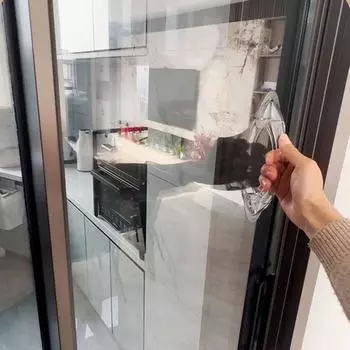 Современная самоклеящаяся присоска дверная ручка нескользящая безопасная ручка без проколов бесследная пластиковая дверная ручка стеклянная дверь brown