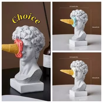 Современная скандинавская фигура, украшающая мороженное, статуя Давида, украшение для дома, скульптура, офисное художественное украшение, статуя Давида