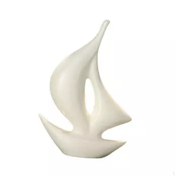 Современная скульптура для украшения парусника, коллекционное искусство, керамическая статуэтка для отеля White