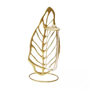 Современная стеклянная ваза для элегантной домашней экспозиции 9.5x25cm