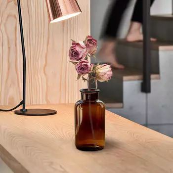 Современная стеклянная ваза для гидропонной зелени - стильный акцент для дома style A