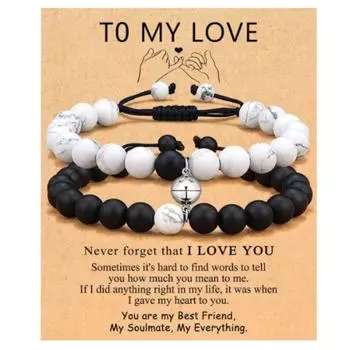 Современная стильная серия ручная цепочка матовый камень вулканический камень плетение регулируемый браслет украшения подарок