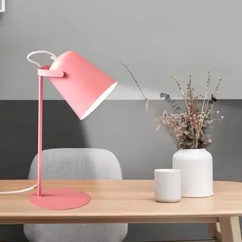 Современная светодиодная настольная лампа, скандинавское освещение, настольная лампа для чтения в общежитии, гостиной, спальни, прикроватного кабинета, черного цвета, внутреннее освещение белый